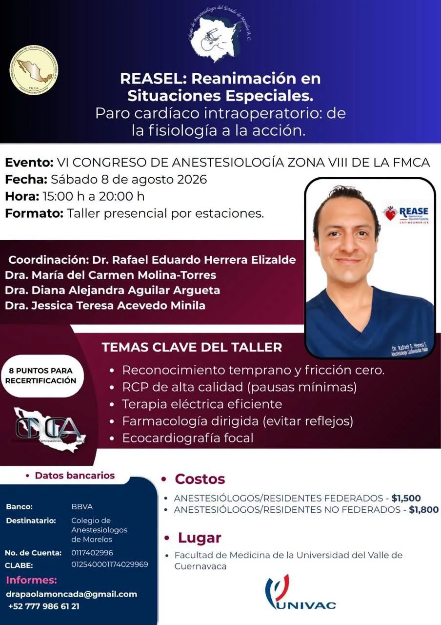 Taller REASEL de reanimación en situaciones especiales